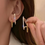 Thumbnail: Elegant Rhinestone Decor Stud Earrings
