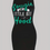 Thumbnail: Letter Print Sleeveless Bodycon Dress