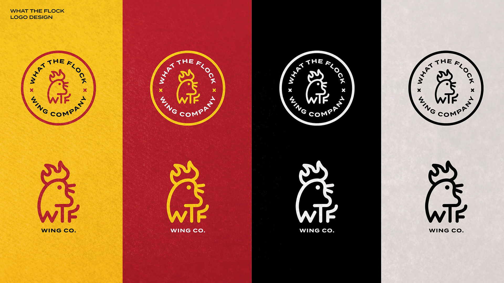 What the Flock (WTF) brand identity