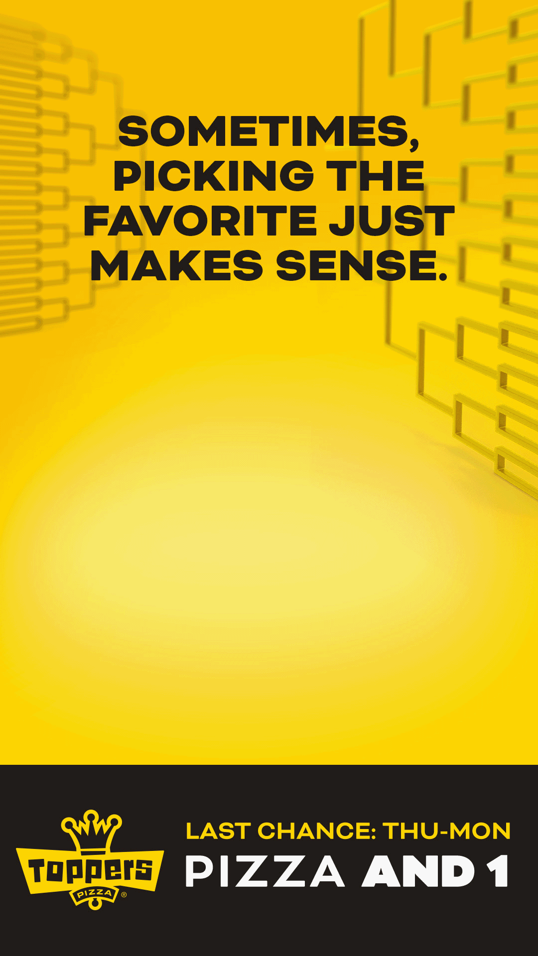 Toppers Pizza and 1 Story Animated.gif