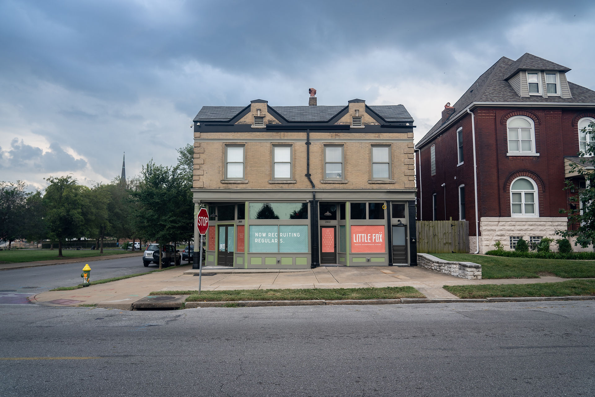 Little Fox pre-open window wraps