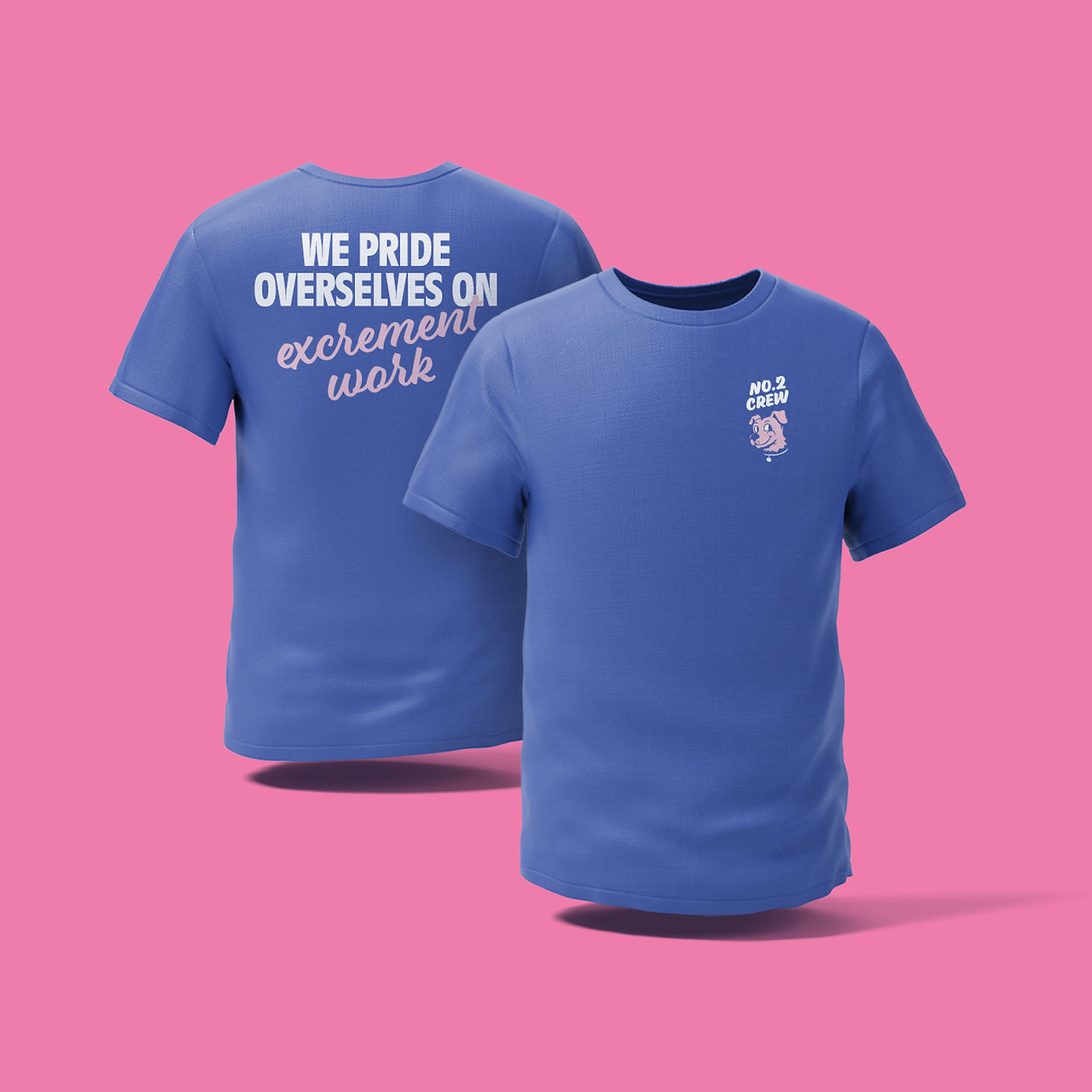 No. 2 Crew logo on shirts