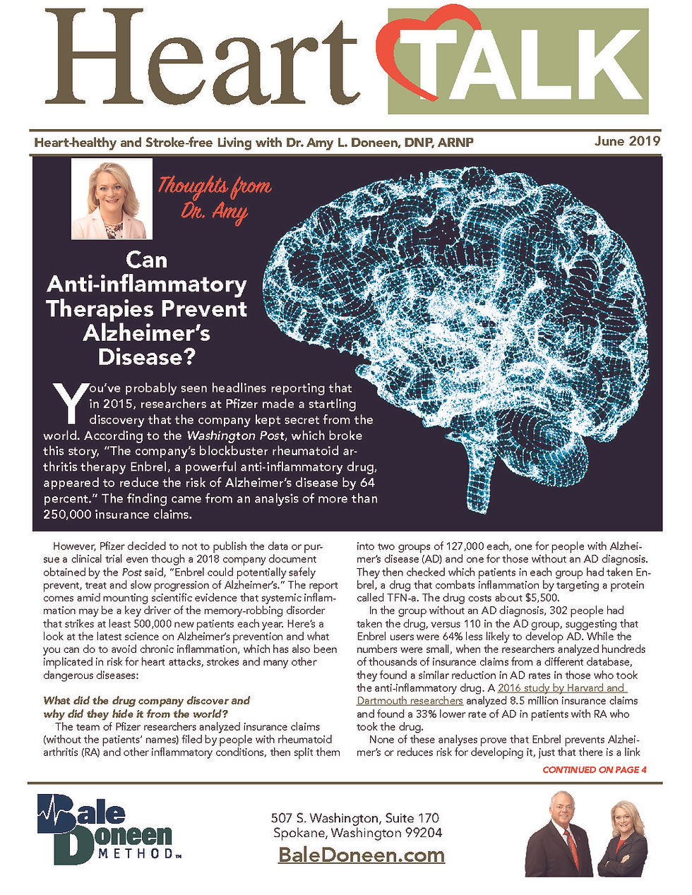 December 2020 Newsletter for the Heart Attack and Stroke Prevention Center of Central Ohio