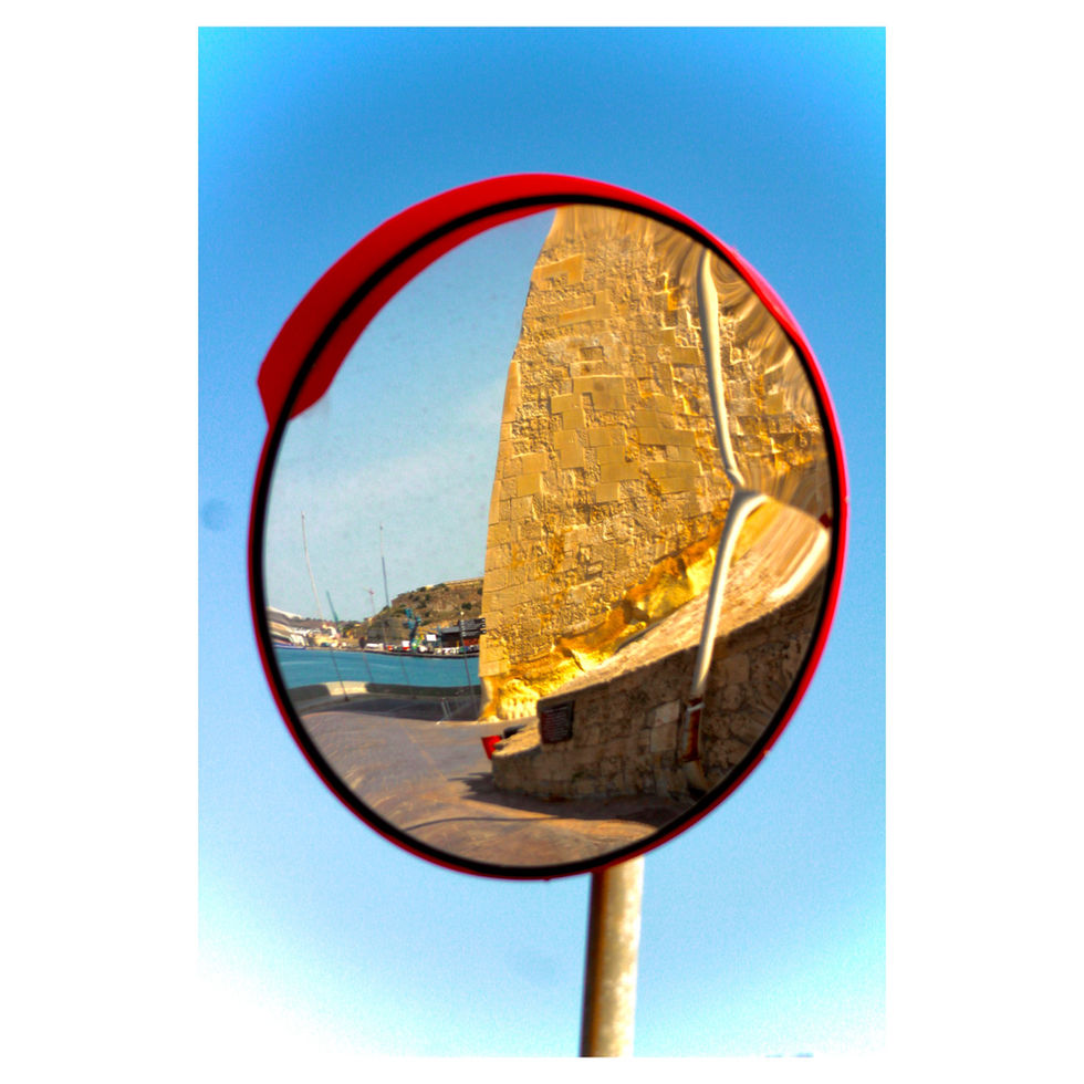 Street Mirror Reflection