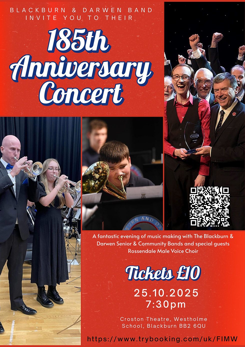 Celebrate 185 Years of Music with the Blackburn & Darwen Band