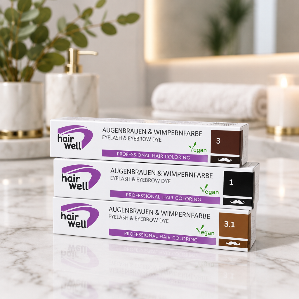 Hairwell Eyelash & Eyebrow Dye – professionel bryn- og vippefarve