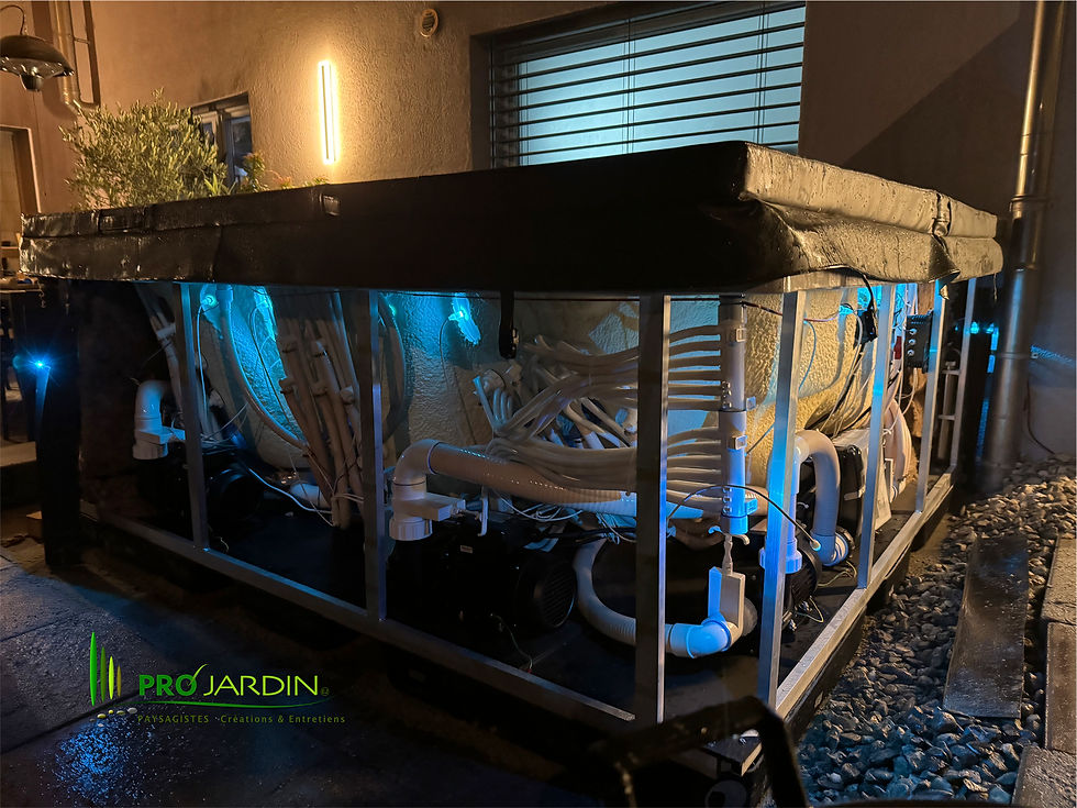 Isolation thermique d'un jacuzzi