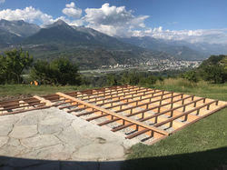 Soubassement de terrasse