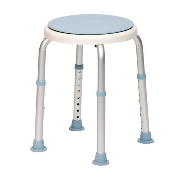 Thumbnail: Adustable Bath Stool with Swivelling Seat