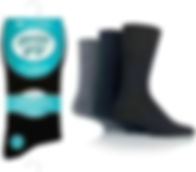 Ladies Diabetic Socks - Grey Mix