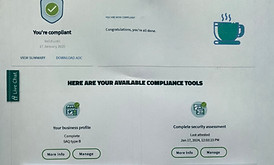 Our Compliance Certificate