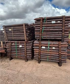 Creosoted timber