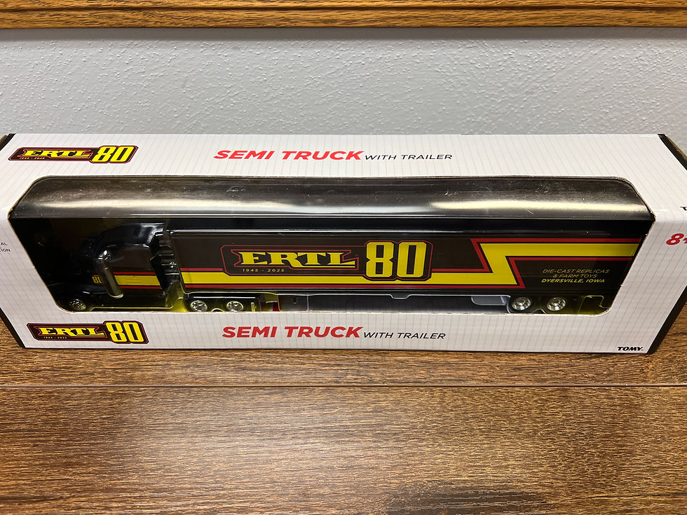 Thumbnail: 1:64 Scale Ertl 80 Semi Truck w/Trailer