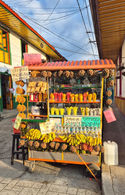 Fruit kiosk in Salento, Quindío, Colombia