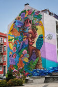 Streetart in Lissabon, Portugal