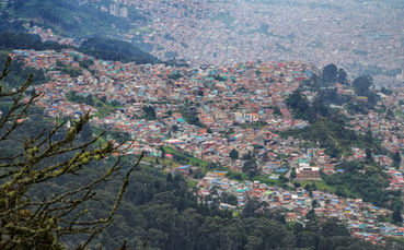 Bogotá, view from Monserrate