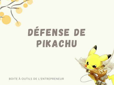 La défense de Pikachu