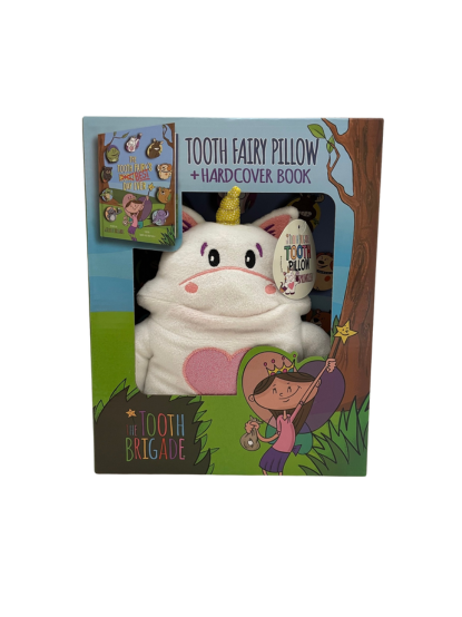 Tooth Fairy Pillow & Book Set - Sprinkle the Unicorn