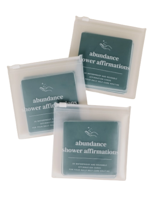 Abundance Shower Affirmation™ Cards for Adults