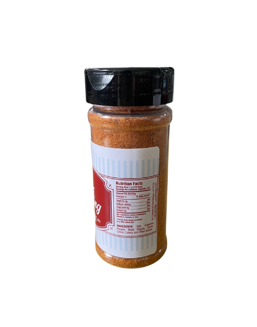 Thumbnail: Laura's New Orleans Creole Seasoning Nutritional Info and Ingredients on Label