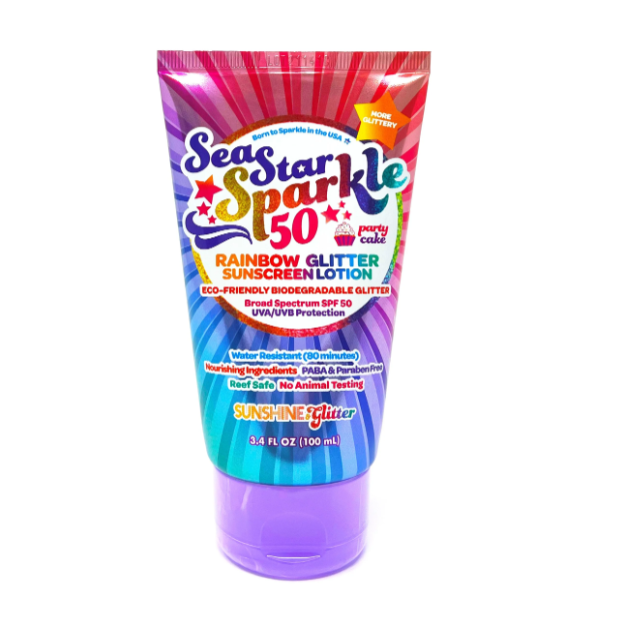 Thumbnail: Seastar Sparkle 50 Rainbow Glitter Sunscreen Lotion Bottle