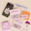 Thumbnail: Fun Vinyl Sticker Packs - Self-Love Packaging shown on a cell phone