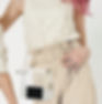 Clear Purse with Gold Chain shown worn as a crossbody bag