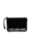 Live Love Wag Canvas Zipper Pouch Front View