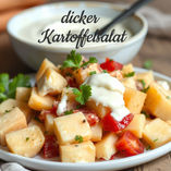 Ein magisches Weihnachtsessen zuhause: Dickes Chicken (Würstchen), Kartoffelsalat