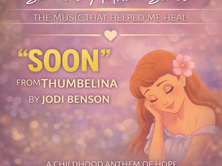 long haired girl with a pink flower in her hair (Thumbelina) 