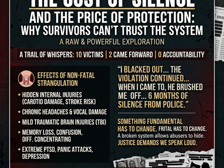 The Cost of Silence and the Price of Protection: Why Survivors Can’t Trust the System