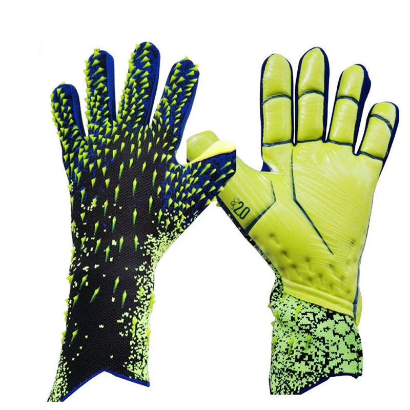 Miniaturbild: New Latex Football Goalkeeper Gloves Thickened Football Professional Protection 