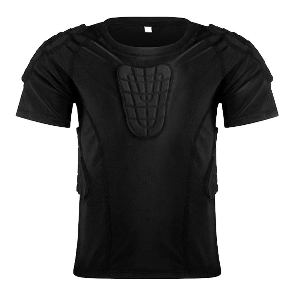 Youth Boys Padded Protective Shirts Shorts for Football Paintball Baseball Compr