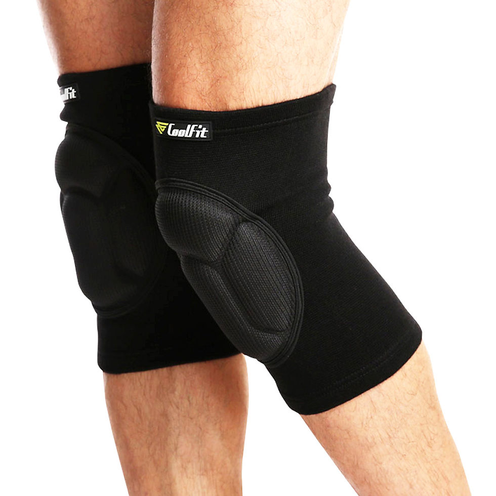 Thumbnail: 1Pair Sports Anti-collision Sponge Knee Pads Protective Thicken Knee Brace for G