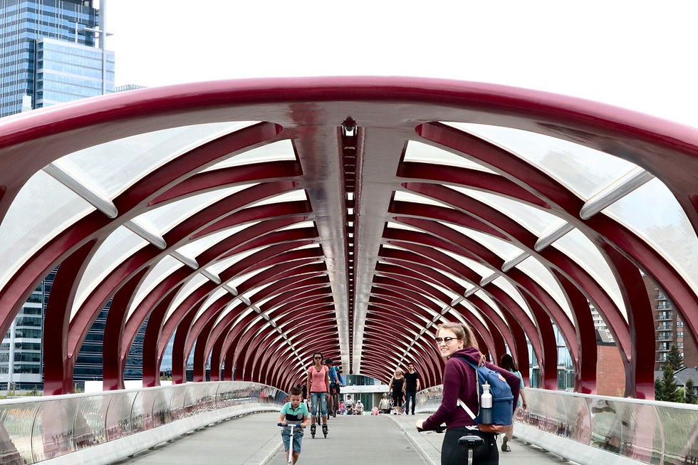 Fahrrad-Sightseeing-Tour durch Calgary