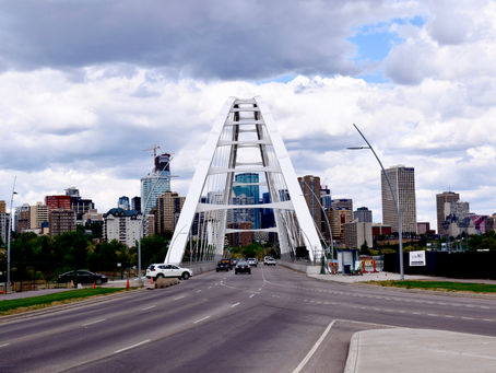 Edmonton bei Regen ist trotzdem schön