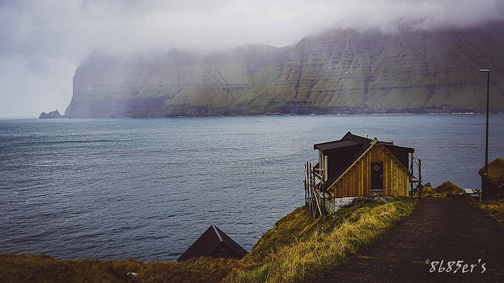 open waters of the Faroe Island.