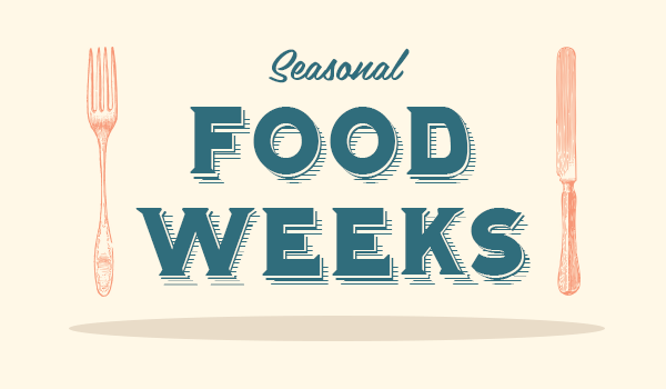 Don't miss the final food weeks of 2018