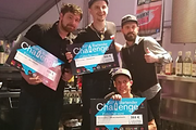 podium d'un concour international de mixologie
