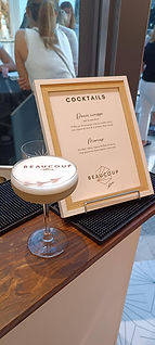 impression cocktail pour une soirée cocktail en boutique a montpellier
