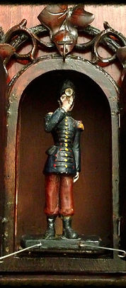 black forest clock, black forest clocks, cuckoo clock, trumpeter clock, flute clock, monk clock. organ clock