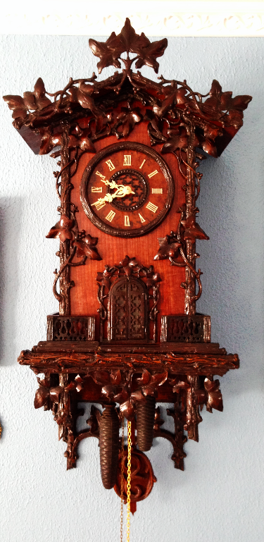 Very Early Wehrle Trumpeter Clock