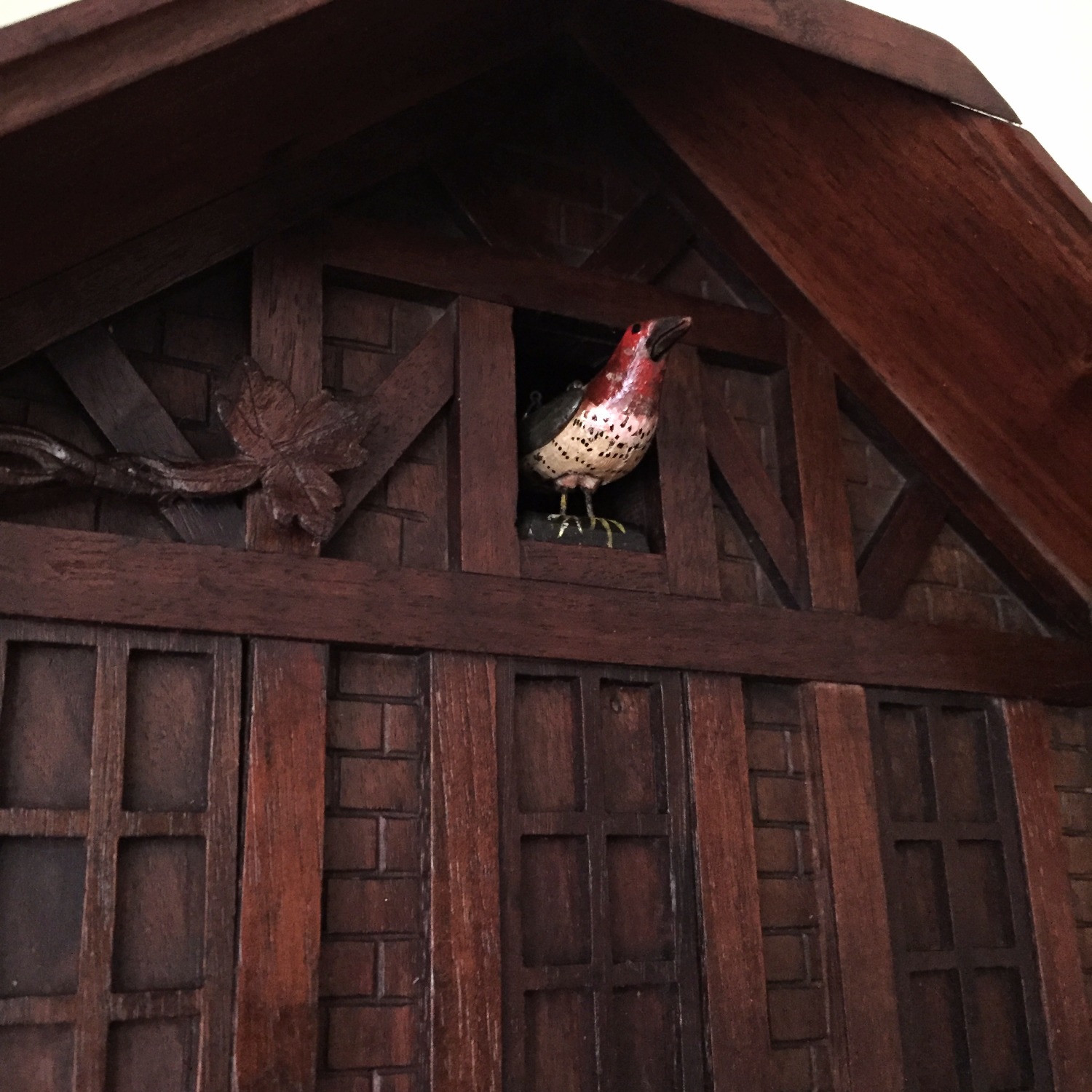 GHS Singing Bird Black Forest clock