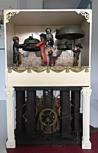 New Restoration Project Started 1800's Five Figure Jacks Clock check it out in (News & Info)