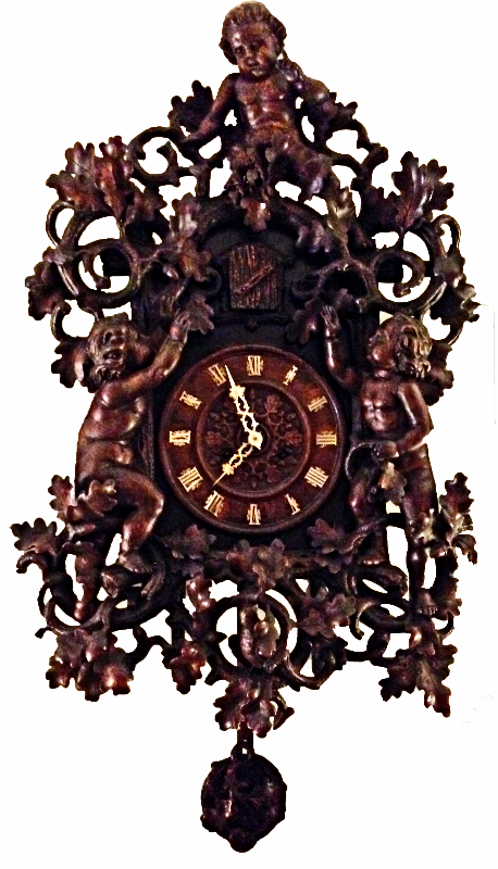 Roy'Black Forest cherub cuckoo clock