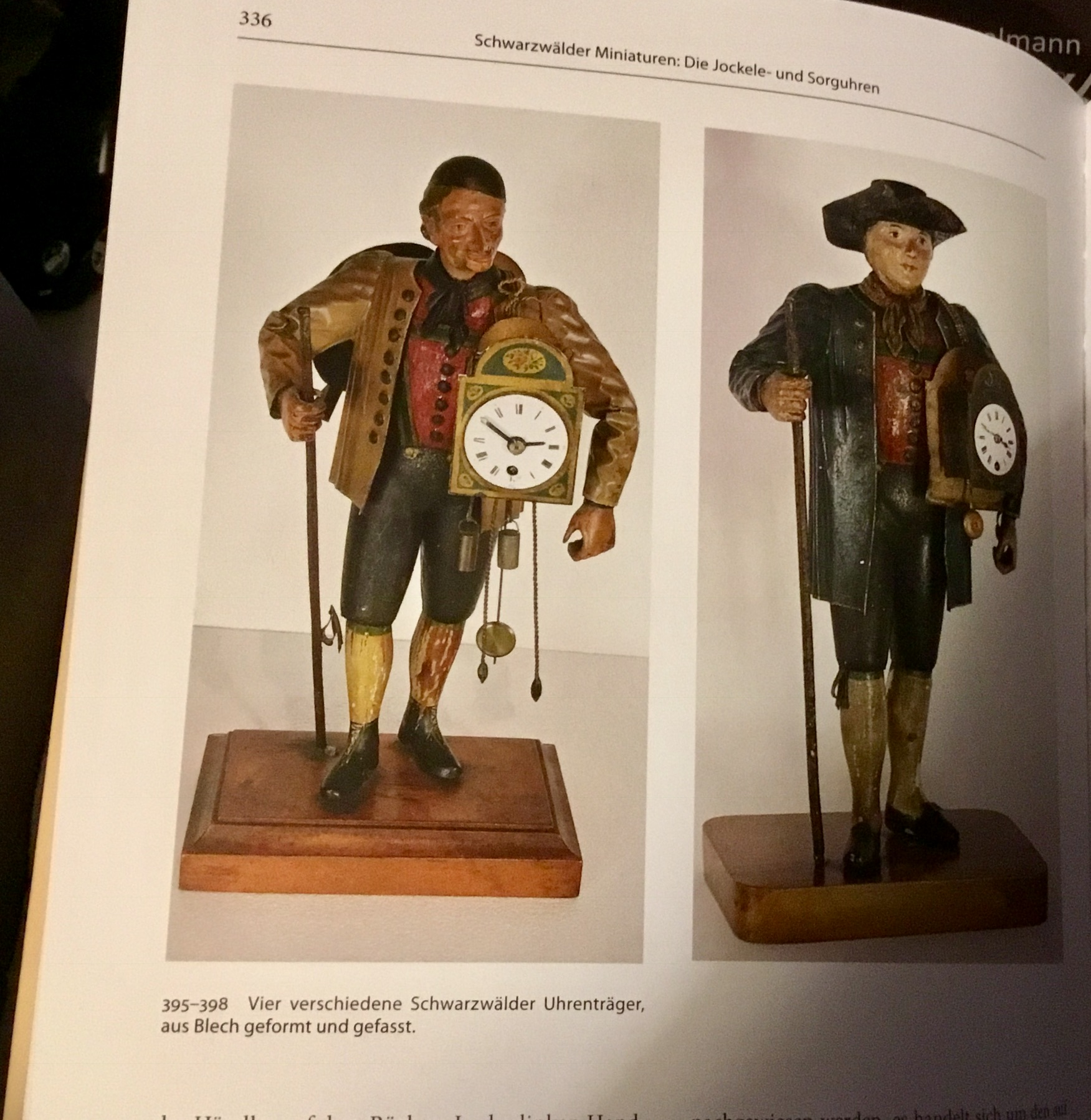 Uhrenträger figurenuhr clock peddler