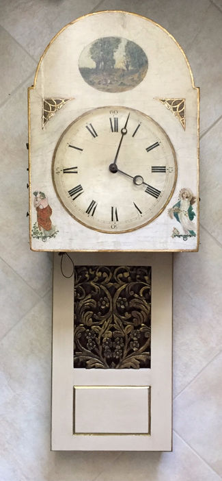 Just aquired a 1790's -1800's Hackbrettuhr (harp) clock