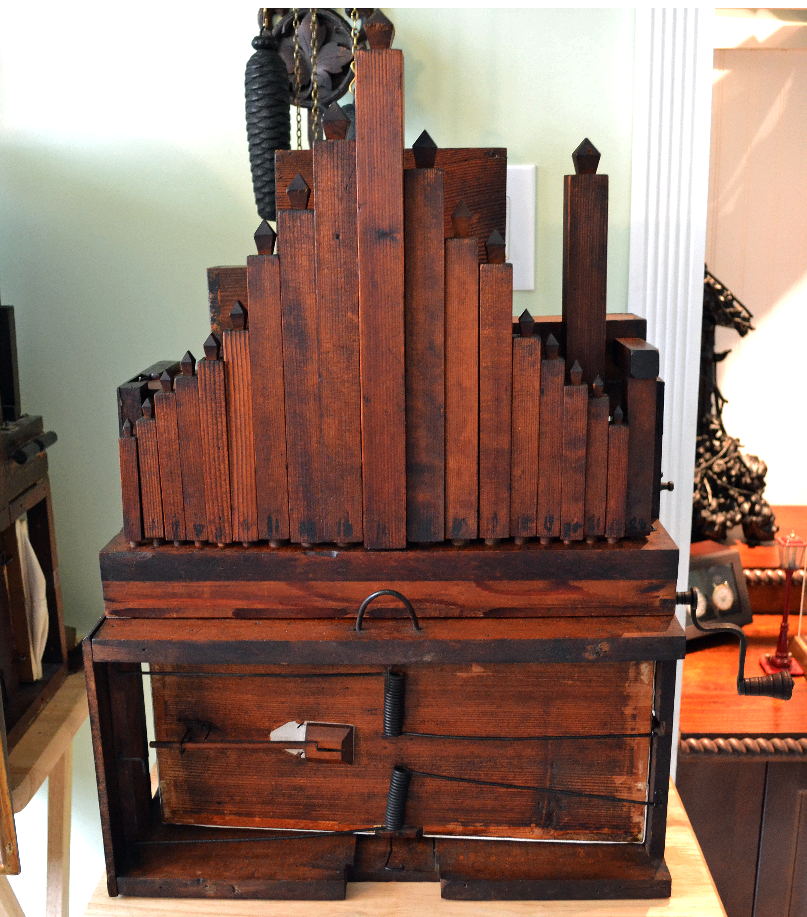 Black Forest Organ Clock 23 pipes