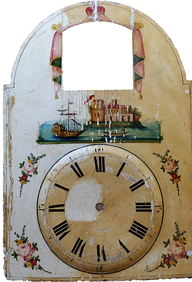 antique black forest clock, black forest clocks, cuckoo clock, trumpeter clock, flute clock, organ clock