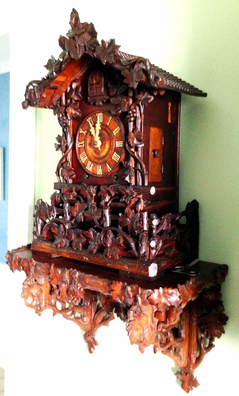 Beha model 509 clock and shelf